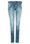 Calça Jeans Calvin Klein Jeans Reta Recortes Azul - Marca Calvin Klein Jeans
