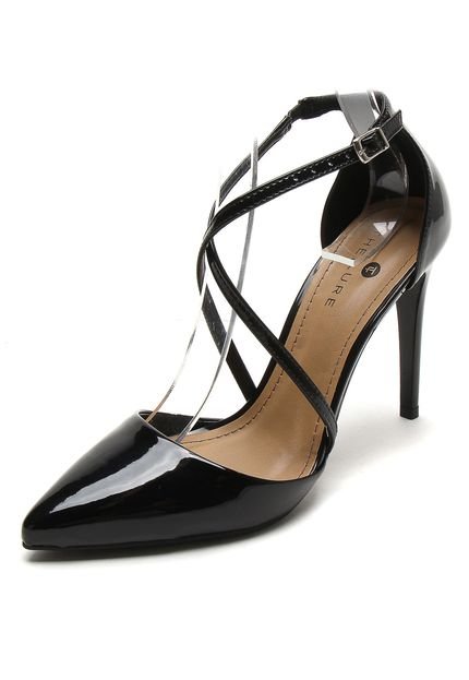 Scarpin Thelure Cruzada Preto - Marca Thelure