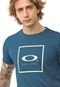 Camiseta Oakley Mod Fractal Cotton  Azul - Marca Oakley