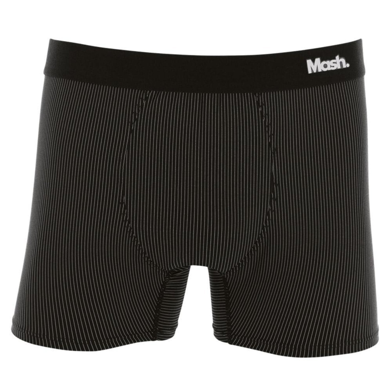 Cueca Boxer Mash Masculina Risca de Giz Microfibra Elástico - Marca MASH