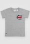 Camiseta Lacoste Kids Infantil Estampada Cinza - Marca Lacoste Kids