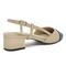 Sapato Slingback Bicolor Salto Baixo Via Marte Creme e Preto - Marca Via Marte