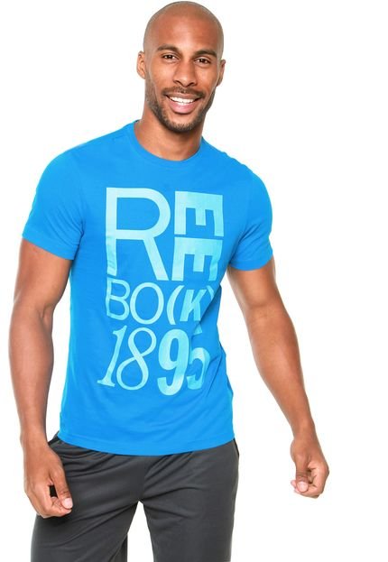 Camiseta Reebok El Defini Azul - Marca Reebok