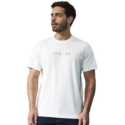 Camiseta Colcci Colors AV23 Off White Masculino - Marca Colcci