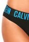 Calcinha Calvin Klein Underwear Tanga Básica Preta - Marca Calvin Klein Underwear