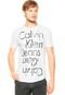 Camiseta Calvin Klein Jeans Escritos Branca - Marca Calvin Klein Jeans