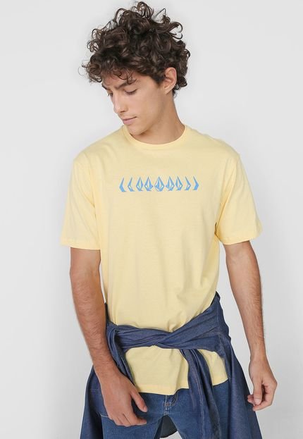 Camiseta Volcom Stoney Cycle Amarela - Marca Volcom