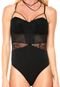 Body Colcci Renda Preto - Marca Colcci