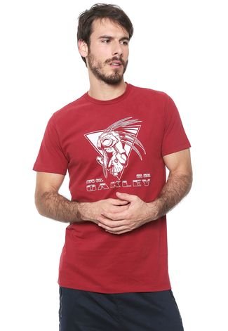 Camiseta Oakley Iconic Tee - Vermelho - M