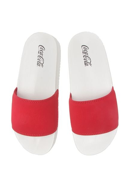 Chinelo Slide Coca Cola Shoes Clean Vermelha - Marca Coca Cola