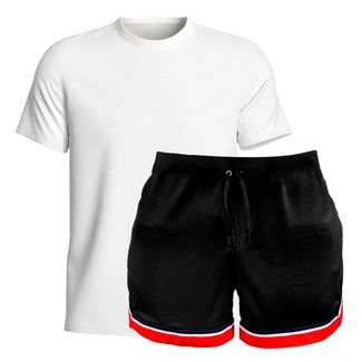 Conjunto Short Esportivo Basquete e Camiseta Masculina