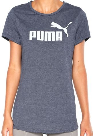 Camiseta Puma ESS No.1 Tee Heather Azul