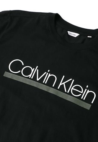 Camiseta Calvin Klein Logo Preta