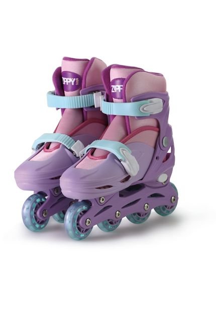 Patins In Line Ajust Rosa-34-37 - Marca Zippy Toys