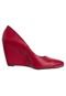 Scarpin Vizzano Anabela Biqueira Vermelho - Marca Vizzano