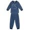 Pijama Infantil Soft Listrado Menino Azul Claro Brandili Incolor - Marca Brandili