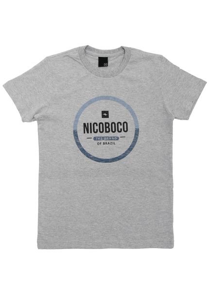 Camiseta Nicoboco Menino Cinza - Marca Nicoboco