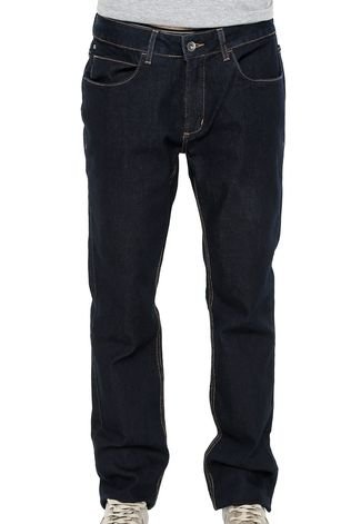 Calça Jeans Calvin Klein Slim Pespontos Azul-marinho