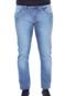 Calça Jeans Local Slim Amassados Azul - Marca Local