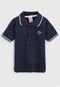 Camisa Polo Marisol Infantil Frisos Azul-Marinho - Marca Marisol