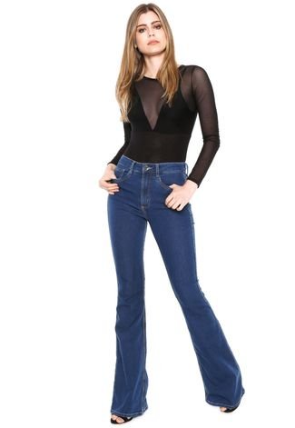 Calça Jeans My Favorite Thing(s) Flare Azul