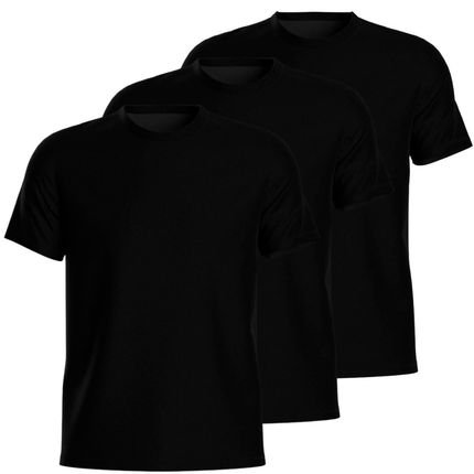 Kit 3 Camisetas Masculina Algodão Lisa Básica Verão - Marca Opice