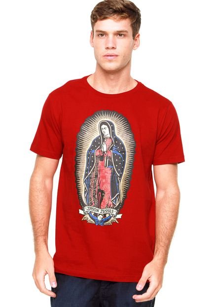 Camiseta Santa Cruz Jesse Guadalupe Vermelho - Marca Santa Cruz