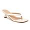 Tamanco Feminino Dedo Salto Kitten Heels 5410 Croco Off  Off White - Marca Flor da Pele