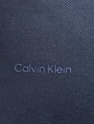 Polo Calvin Klein Masculina Piquet Slim Básica Relevo Azul Marinho - Marca Calvin Klein