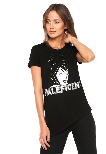 Camiseta Cativa Disney Maleficent Preta - Marca Cativa Disney