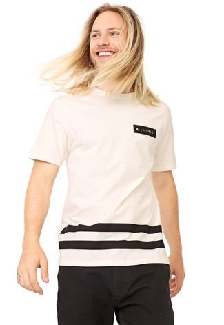 Camiseta Hurley Badge Party Off-white