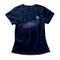 Camiseta Feminina Via Láctea - Azul Marinho - Marca Studio Geek 