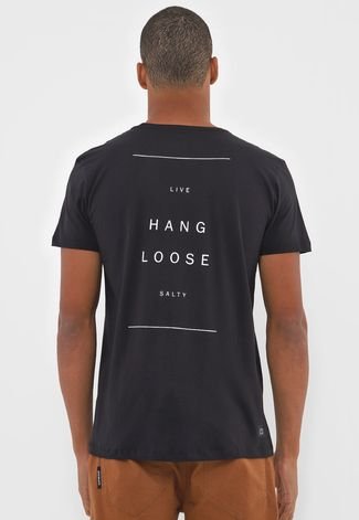 Camiseta Hang Loose Clean Preta