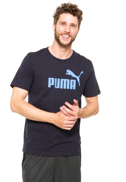Camiseta Puma Ess No.1 Azul-Marinho - Marca Puma