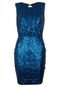 Vestido Lança Perfume Glam Azul - Marca Lança Perfume