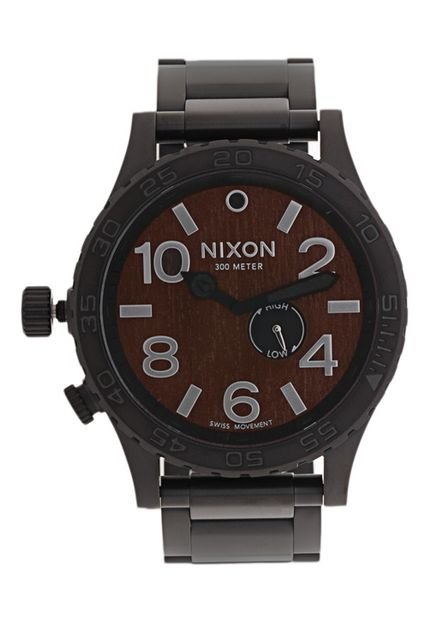 Relógio Nixon 51-30 Tide Preto/Marrom - Marca Nixon