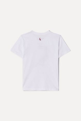 Camiseta Estampada Pica Pau Ketchup Reserva Mini Branco