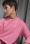 Blusa Fabric.A Oversized Rosa - Marca Fabric.A