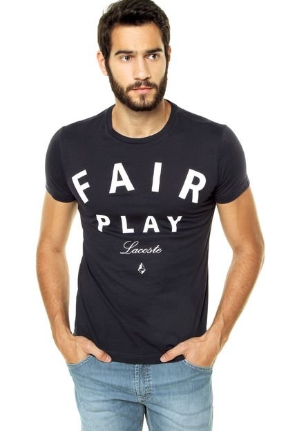 Camiseta Lacoste Fair Play Azul - Marca Lacoste