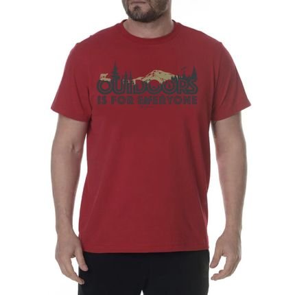 Camiseta Columbia All For Outdoors Vermelho Masculino - Marca Columbia