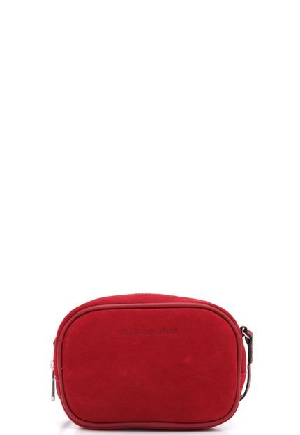 Bolsa Calvin Klein Camurça Vermelha - Marca Calvin Klein