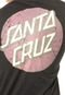 Camiseta Manga Curta Santa Cruz Vintage Dot Preta - Marca Santa Cruz