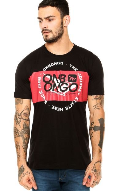 Camiseta Onbongo Aruba Preta - Marca Onbongo