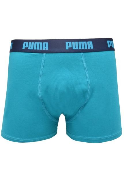 Cueca Puma Boxer Logo Azul - Marca Puma
