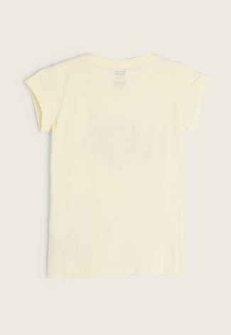Camiseta Infantil Levis Blossom Off-White