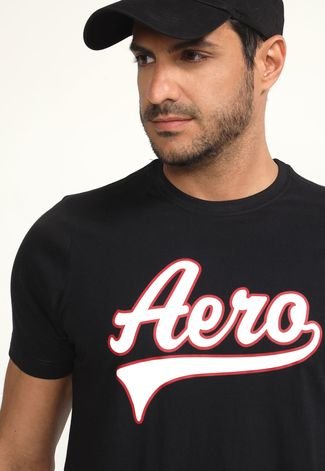 Camiseta Aeropostale Logo Preta - Compre Agora