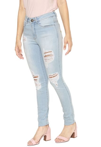 Calça Jeans Osmoze Skinny Delavê Azul - Marca Osmoze