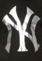Camiseta Manga Curta New Era Foil New York Yankees Preta - Marca New Era