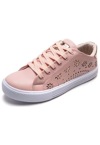 Tenis rosa shop dafiti