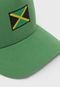Boné KANUI Trucker Jamaica Flag Preto/Verde - Marca KANUI
